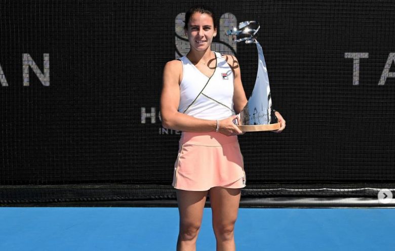 Tennis WTA Hobart Emma Navarro 22 Ans A D Croch Son Premier   %40wta Navarro Titre 